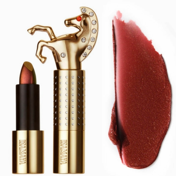 Isamaya Luckykiss Diamond Lip Glow Lipstick in Outlaw with Horse Case 3.5g *BNIB - Picture 16 of 16